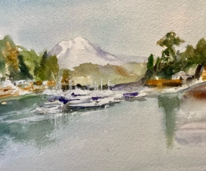Mount Rainier from Gig Harbor