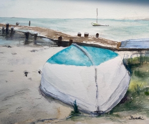 Turquoise Boat